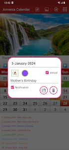 Armenia Calendar 2023 - 2025