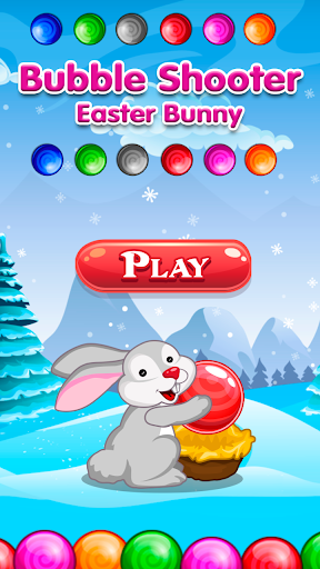 Android application Bubble Shooter Easter Bunny screenshort