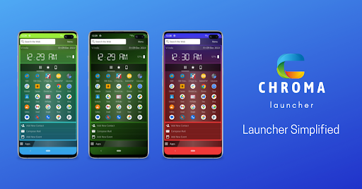 Android application Chroma Launcher screenshort
