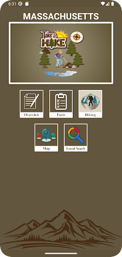 Massachusetts Hiking Trails Screen 2