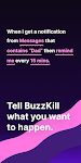 screenshot of BuzzKill Notification Manager