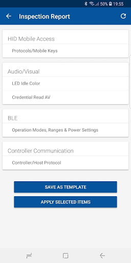 HID Reader Manager Screen 3