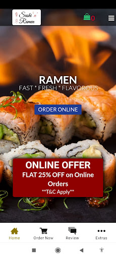 Android application Sushi n Ramen screenshort