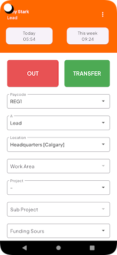 Android application Criterion Kiosk screenshort