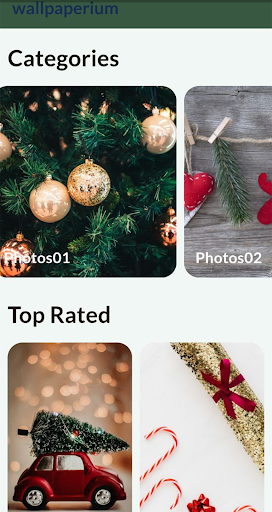 Android application Christmas Pictures App screenshort