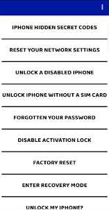 iPhone Unlock codes guide