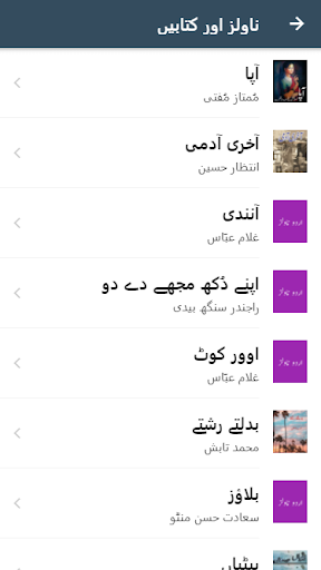 Urdu Novels & Stories Screen 2