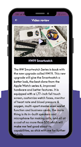 HW19 Smartwatch Guide