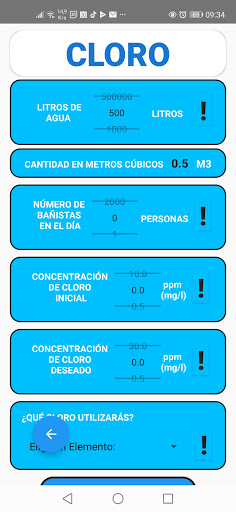 Calculadora para Piscinas Pro