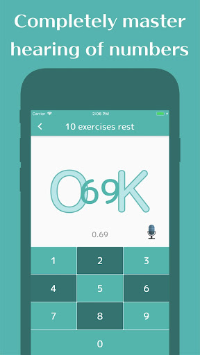 Android application Listening to numbers! Lisnum screenshort