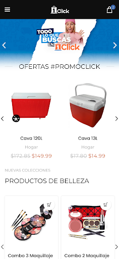 1Click: Compras Online Screen 2
