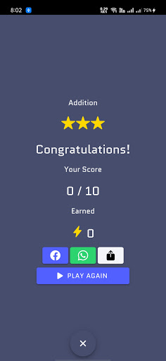 Calc - Mathematical Game Screen 3