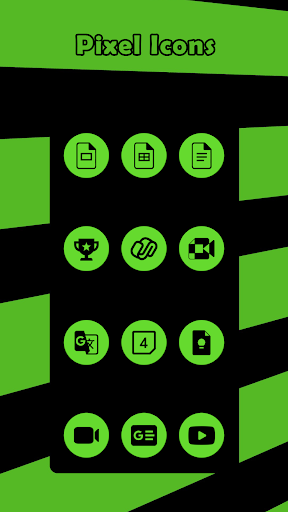 Pixel Green Icons