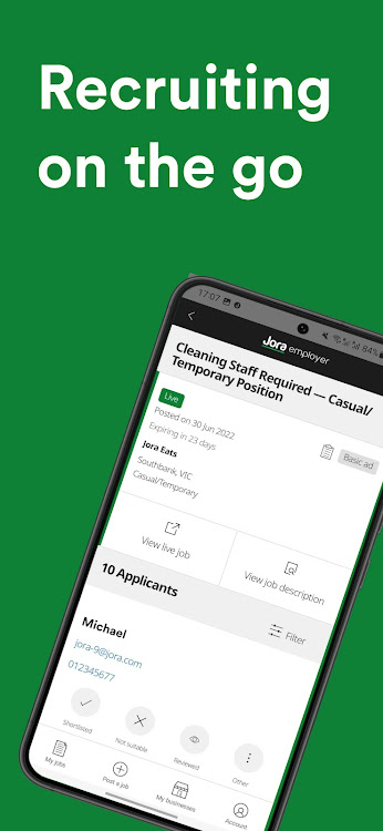 Jora Employer - Hiring app - 1.4.5 - (Android)