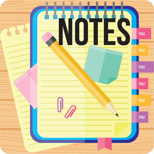 notes mémo, bloc notes logo