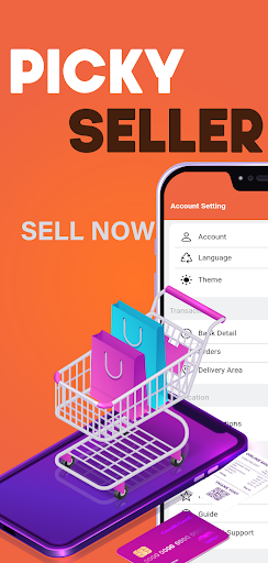 Android application Picky Seller - Sell Products screenshort