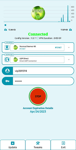 RTCNET Screen 2