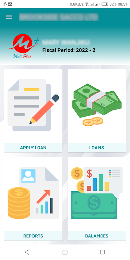 Android application MaliPlus Sacco screenshort