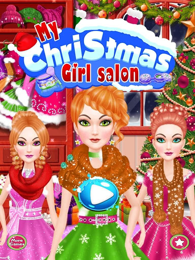 Android application Christmas Girl Salon screenshort