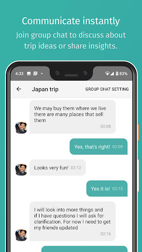 TripHugger - Group Travel Plan Screen 3