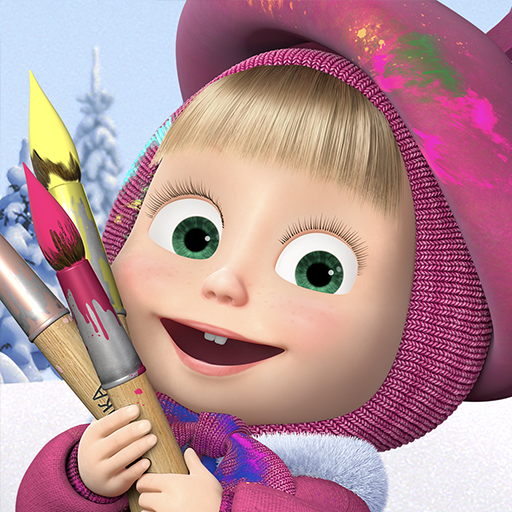 Masha and the Bear Coloring 3D 1.1.1 Icon