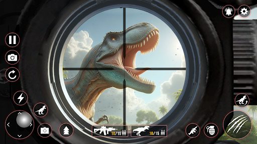 Android application Dinosaur Hunting Shooting Game screenshort