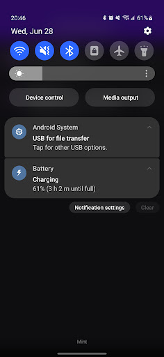 Android application NO-tifications screenshort
