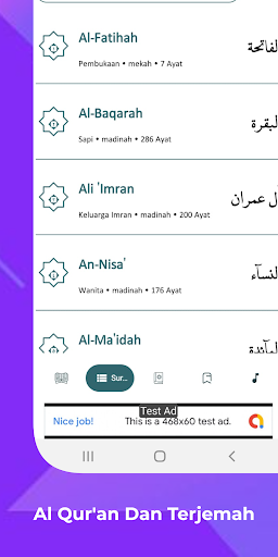 Al Quran Dan Terjemahan Screen 2