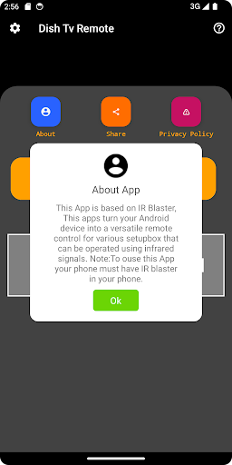 Remote control for DishTv-DTH Screen 3