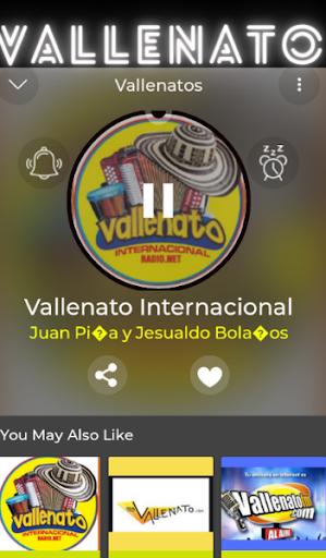 Vallenatos Romanticos Radio Screen 2