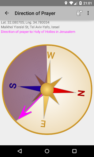 Prayer Direction Screen 3