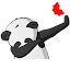 Funny Panda Stickers WASticker