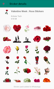 Valentine Stickers 2022 Screenshot