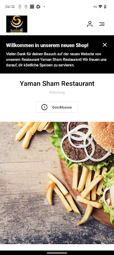 Android application Yaman Sham Restaurant screenshort