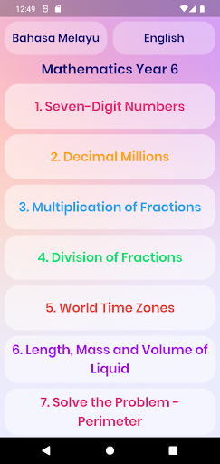 iLMOO Matematik Tahun 6 Screen 2