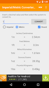 Personlig opdragelse at ringe Imperial Metric Converter Lite – Apps i Google Play