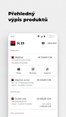 KB Mobilní bankaのおすすめ画像4