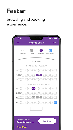 Screenshot of Reel Cinemas
