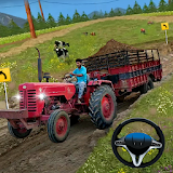 Real Tractor Trolley Farming Simulation Game icon