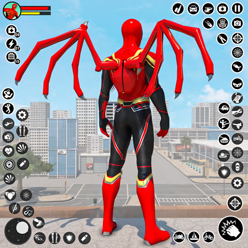 Spider Rope Game Fly City hero logo