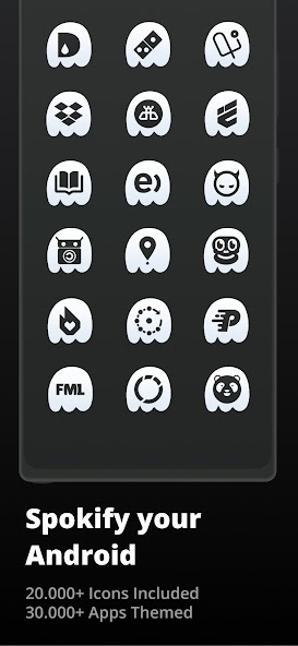 Ghost Boo - Icon Pack 2.7 APK + Mod (Unlimited money) إلى عن على ذكري المظهر