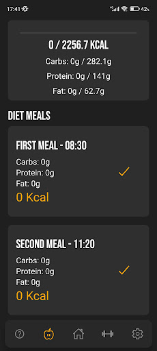 GymTracker Screen 2