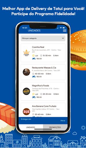 Tatuí Delivery Screen 3