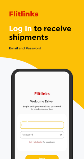 Flitlinks Driver Screen 2