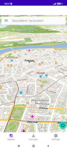Prague Offline Map Screen 2