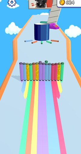 Crayon Run: Color Paint Rush Screen 2