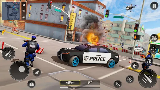 Police Shootout: 警察ゲーム 日本版 ゲーム