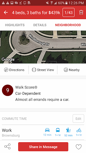 Carpenter Realtors Home Search Screen 3