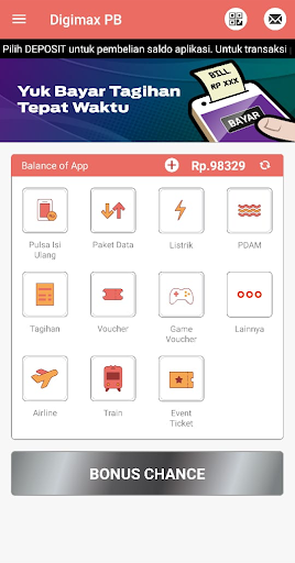 Android application Agen Pojok Bayar screenshort