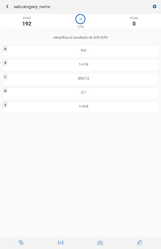 EduQuiz 5 Curso. Screen 2